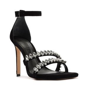 Schutz Linsey acamurcados/preto nobuck black size USA 5.5B